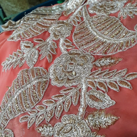 Saree,Blouse, Peticoat - Picture 7 of 8